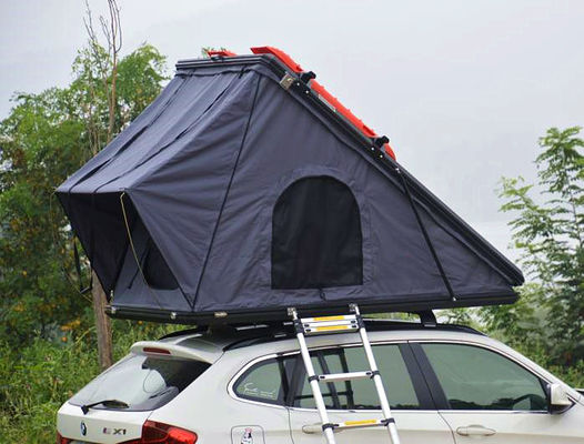 کمپینگ خانوادگی SUV Hard Shell 125cm 4x4 سقف بالای چادر با نردبان تلسکوپی