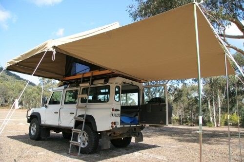 UV 50+ چادر کمپینگ پشت بام، طراحی چادر چادر یقه جیپ