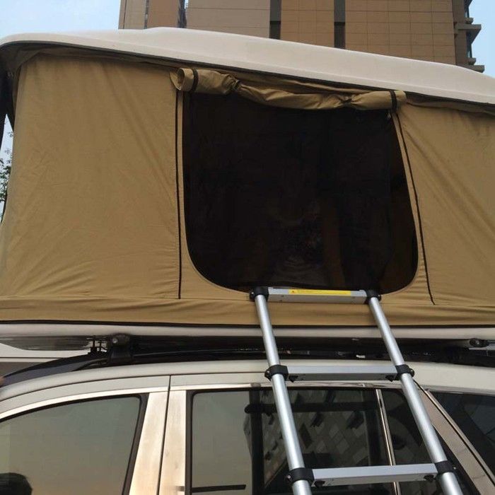 سفارشی 4X4 فایبر گلاس خودرو سقف بالایی چادر تنها لایه، مستطیل شکل