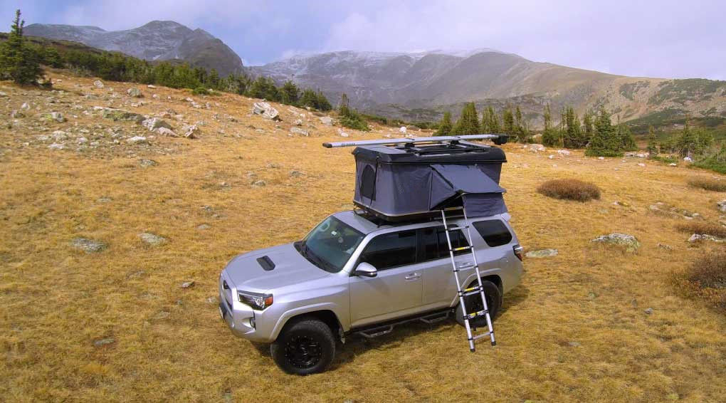 ABS Hard Lid سقف بال چادر لوازم جانبی خودرو برای 2 نفر کمپینگ قطعات پاپ